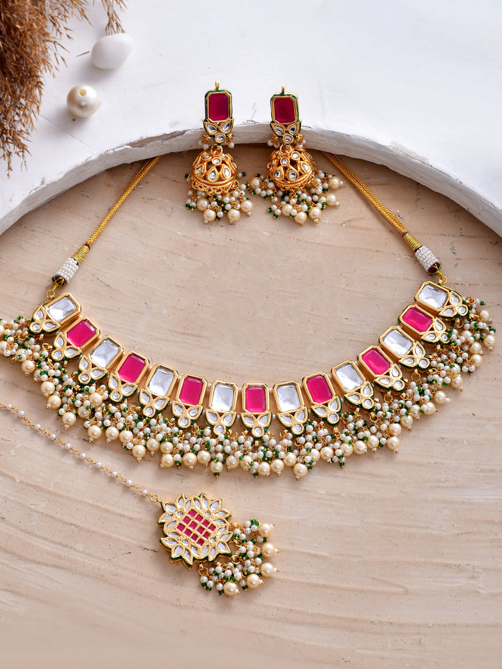 Luxe Simplicity Kundan Set