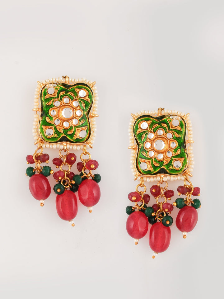 Dastoor Beautiful attention getting Beaded Choker Necklace Set