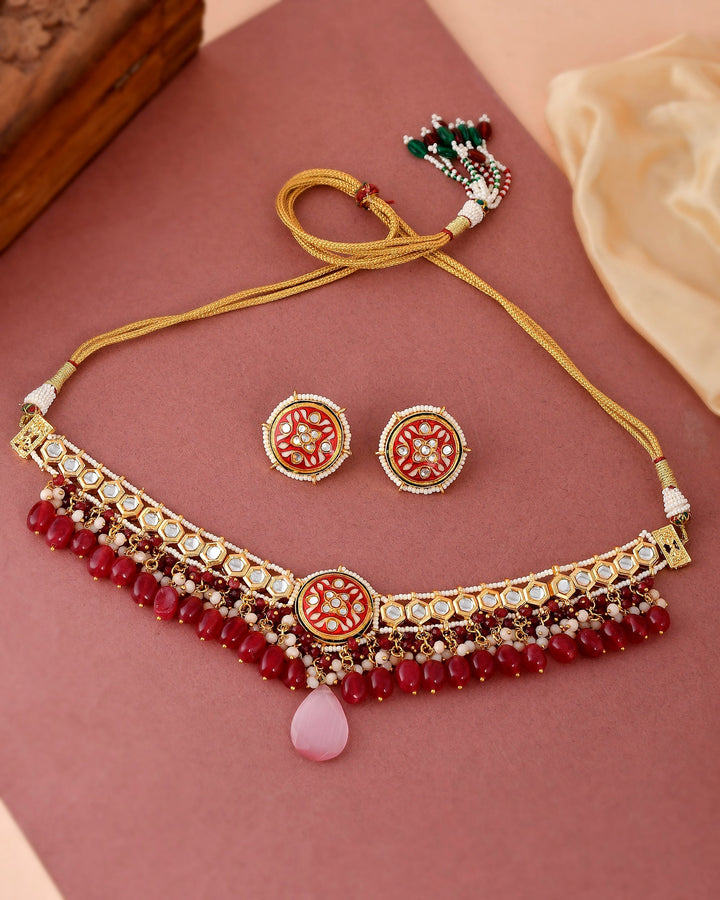Dastoor Classic Divine Choker Necklace Set