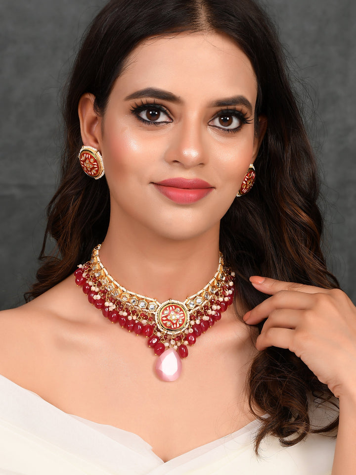 Dastoor Classic Divine Choker Necklace Set
