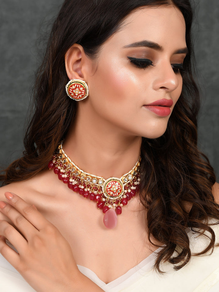 Dastoor Classic Divine Choker Necklace Set