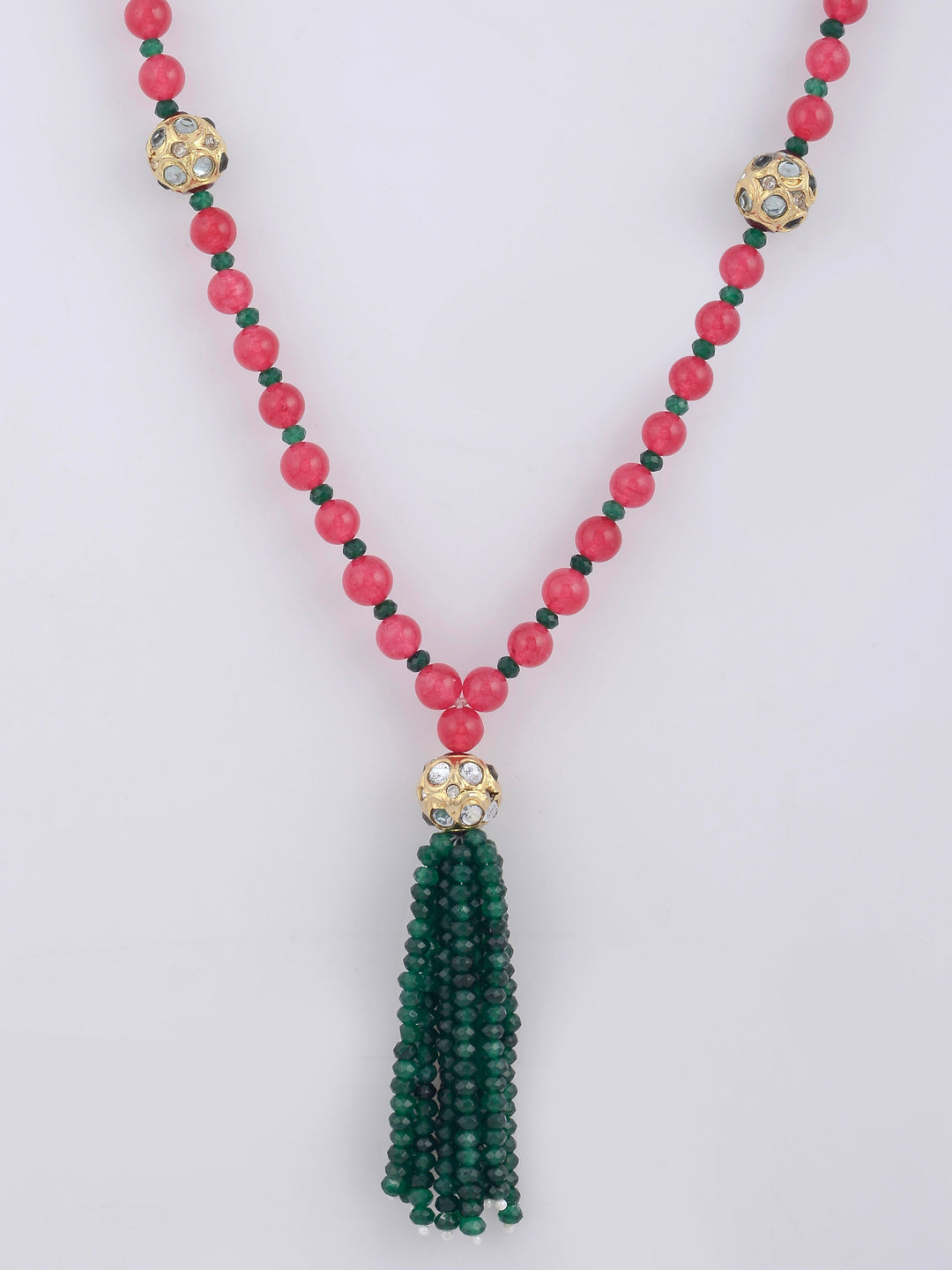 Dastoor Gold-Toned  Red Brass Gold-Plated Necklace