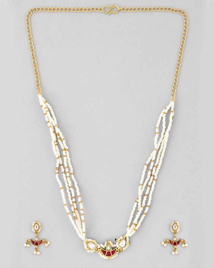 Jadau Pachhi kundan Choker Necklace set