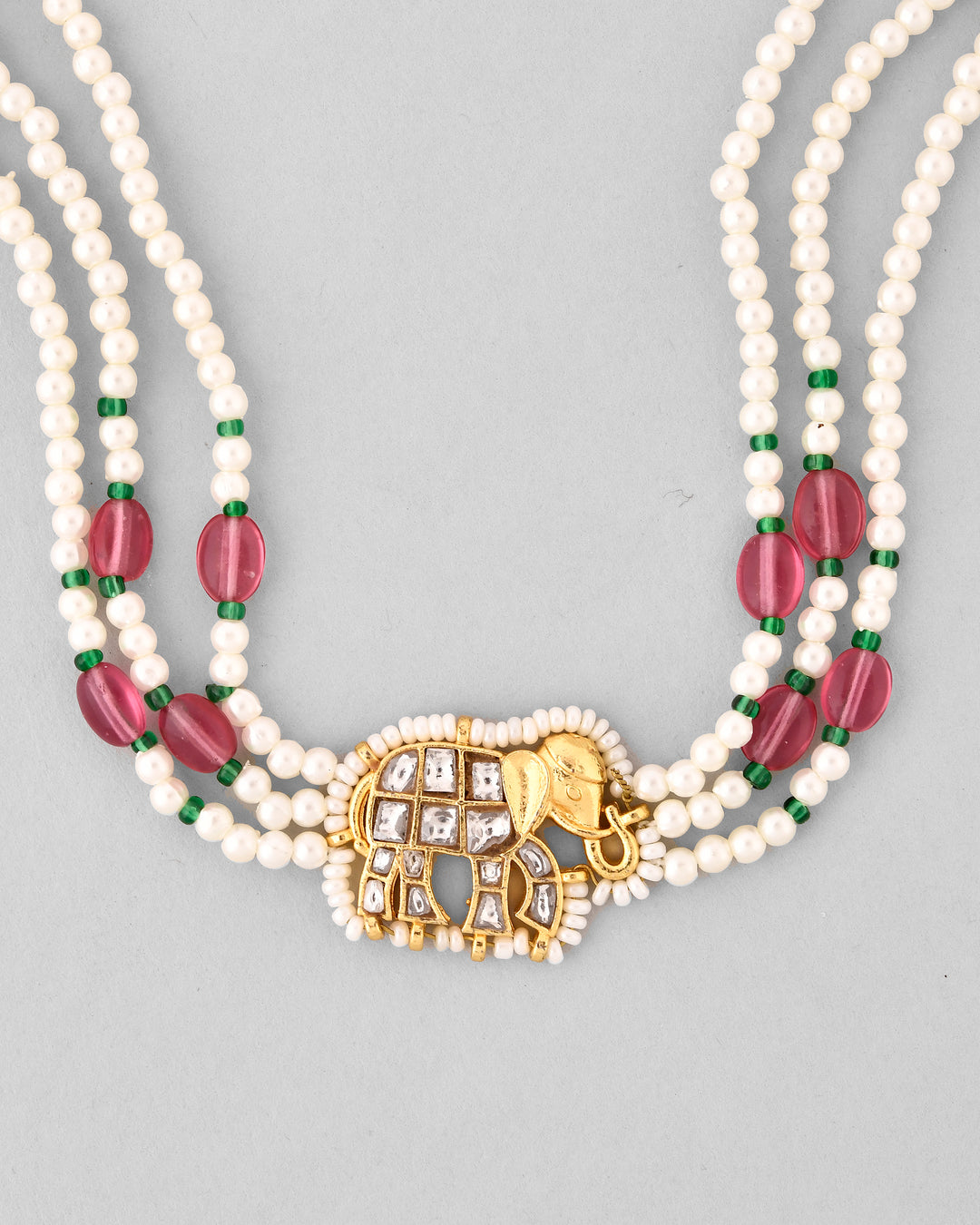 Jadau Pachhi kundan Choker Necklace set