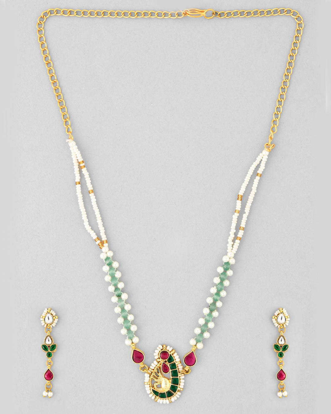 Jadau Pachhi kundan Choker Necklace set