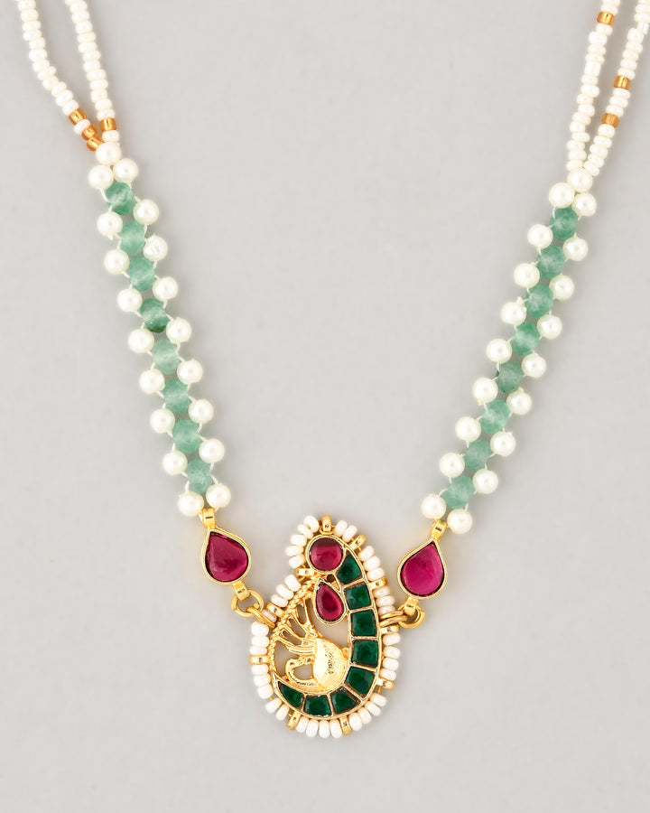 Jadau Pachhi kundan Choker Necklace set