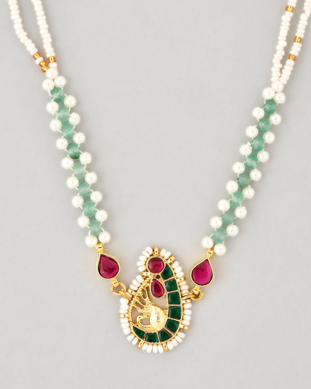 Jadau Pachhi kundan Choker Necklace set