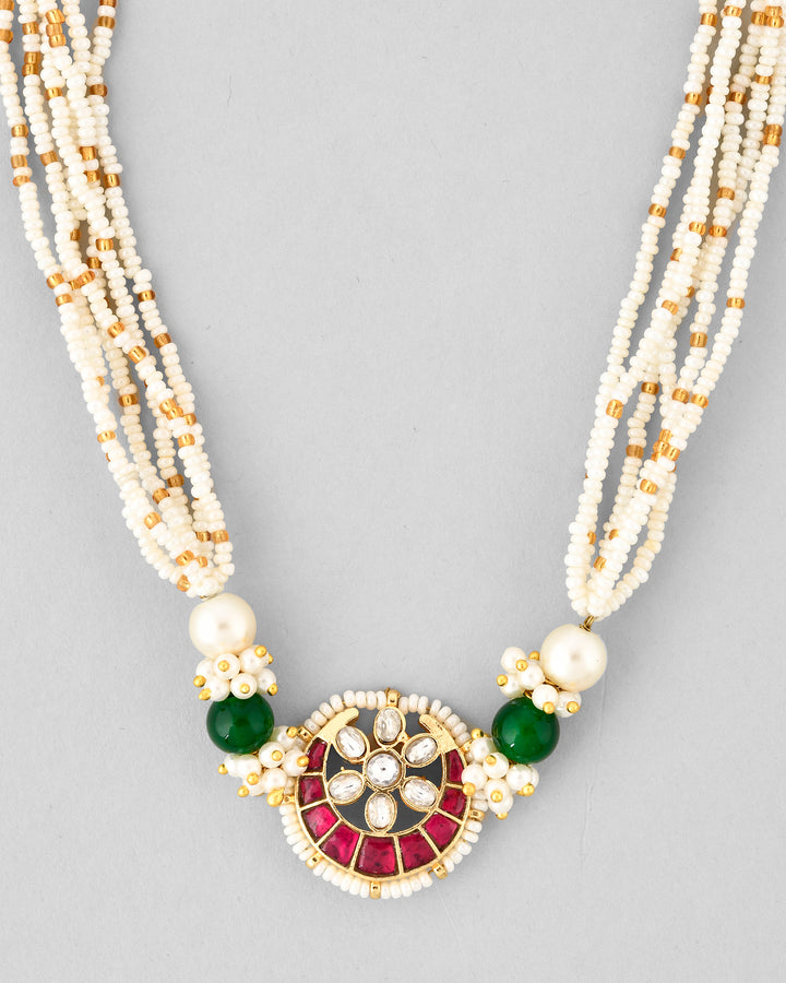 Jadau Pachhi kundan Choker Necklace set