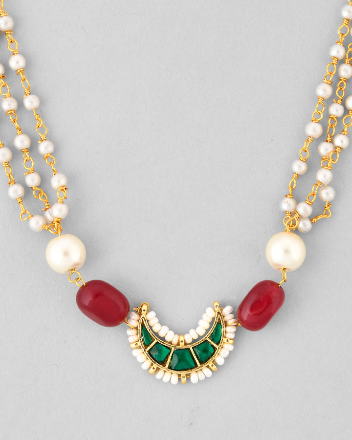 Jadau Pachhi kundan Choker Necklace set