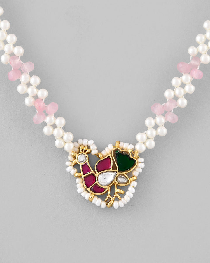 Jadau Pachhi kundan Choker Necklace set