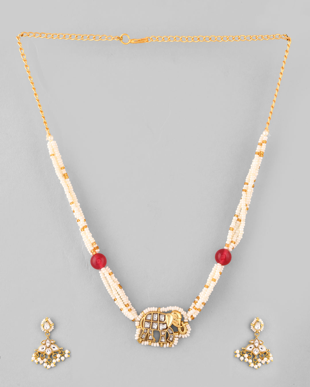 Jadau Pachhi kundan Choker Necklace set