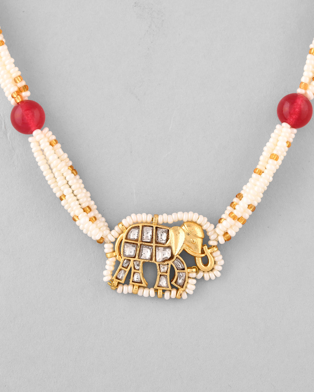 Jadau Pachhi kundan Choker Necklace set