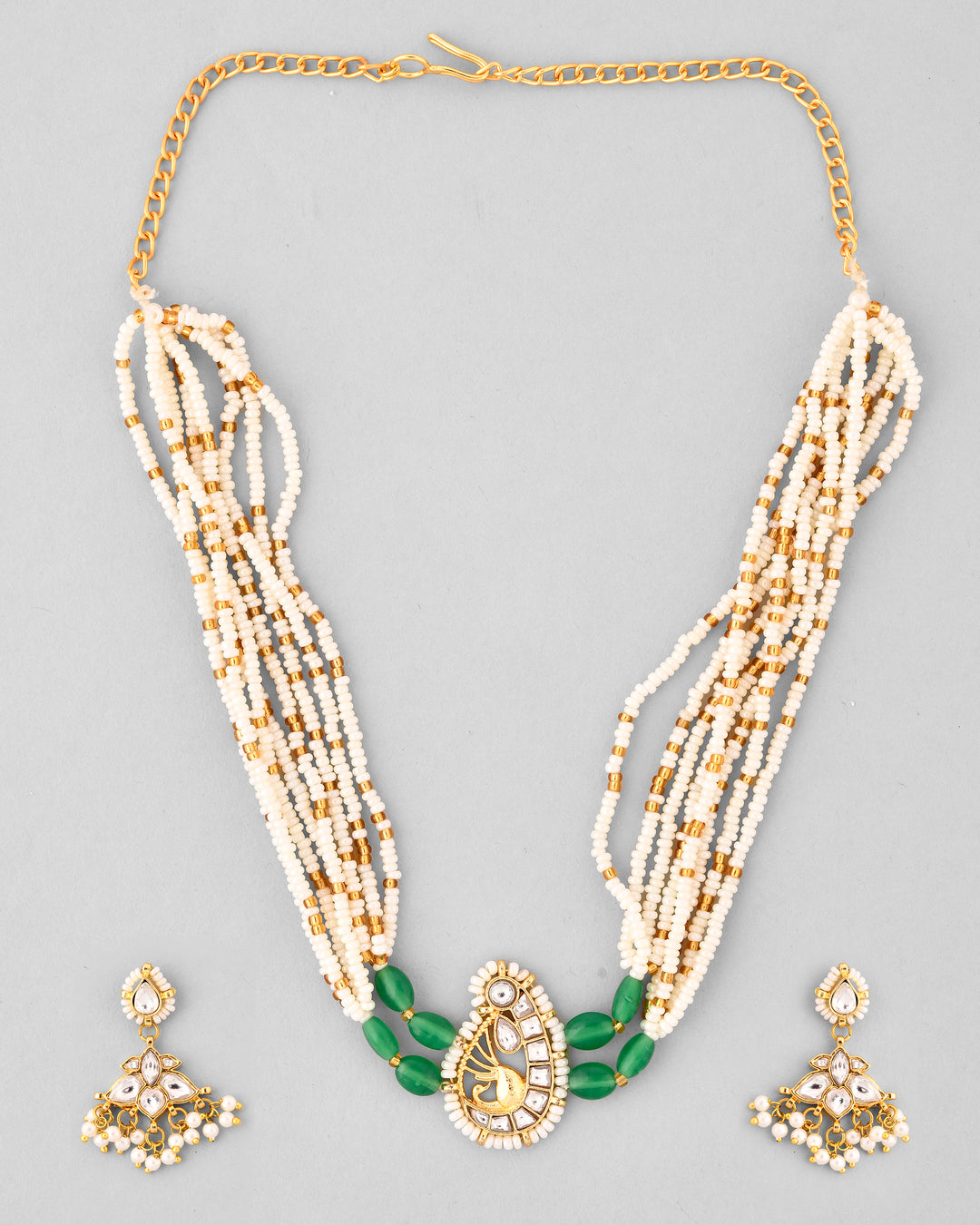 Jadau Pachhi kundan Choker Necklace set