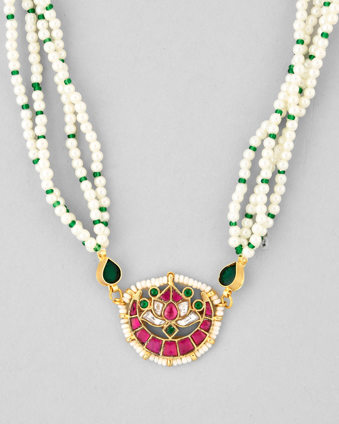 Jadau Pachhi kundan Choker Necklace set