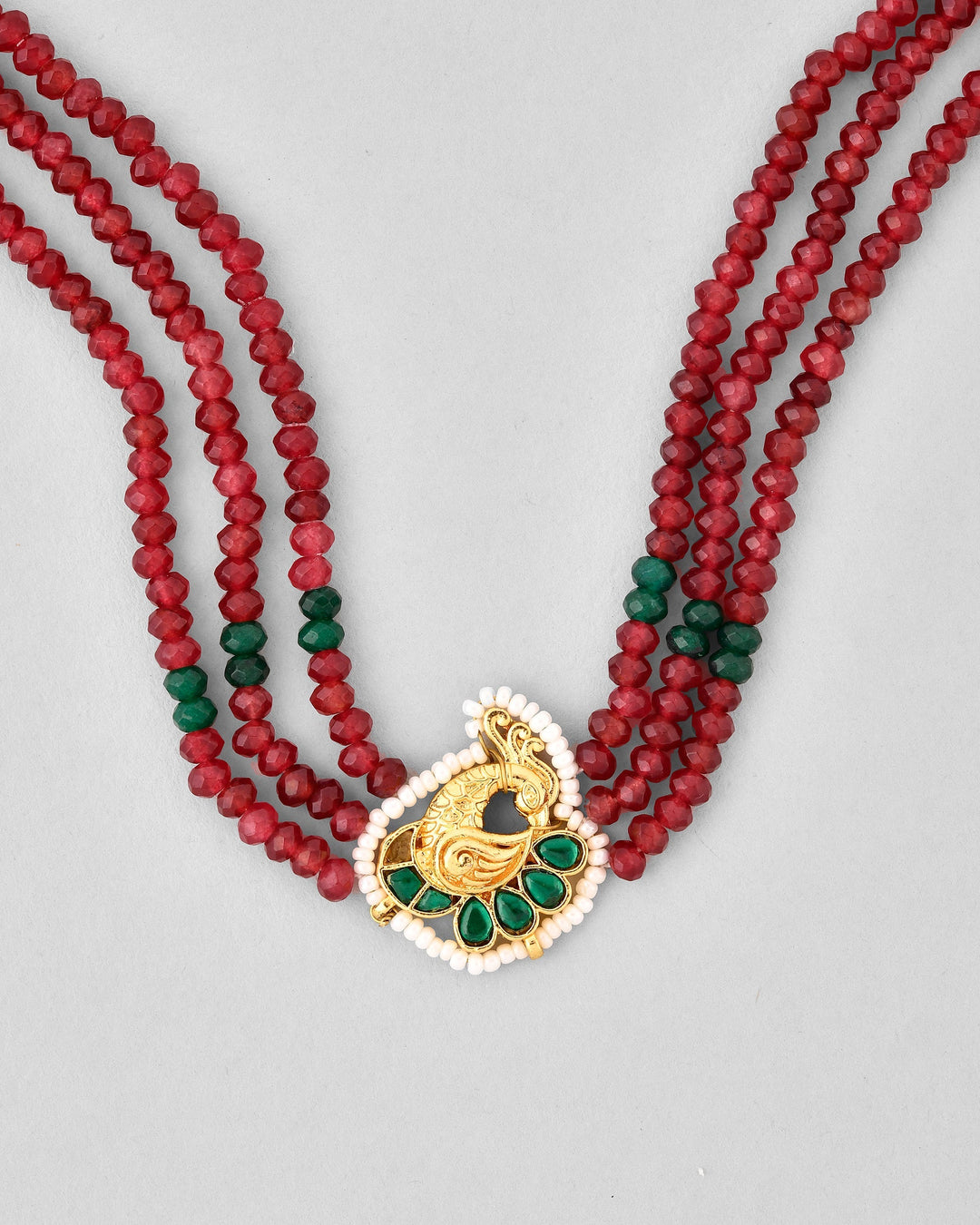 Jadau Pachhi kundan Choker Necklace set