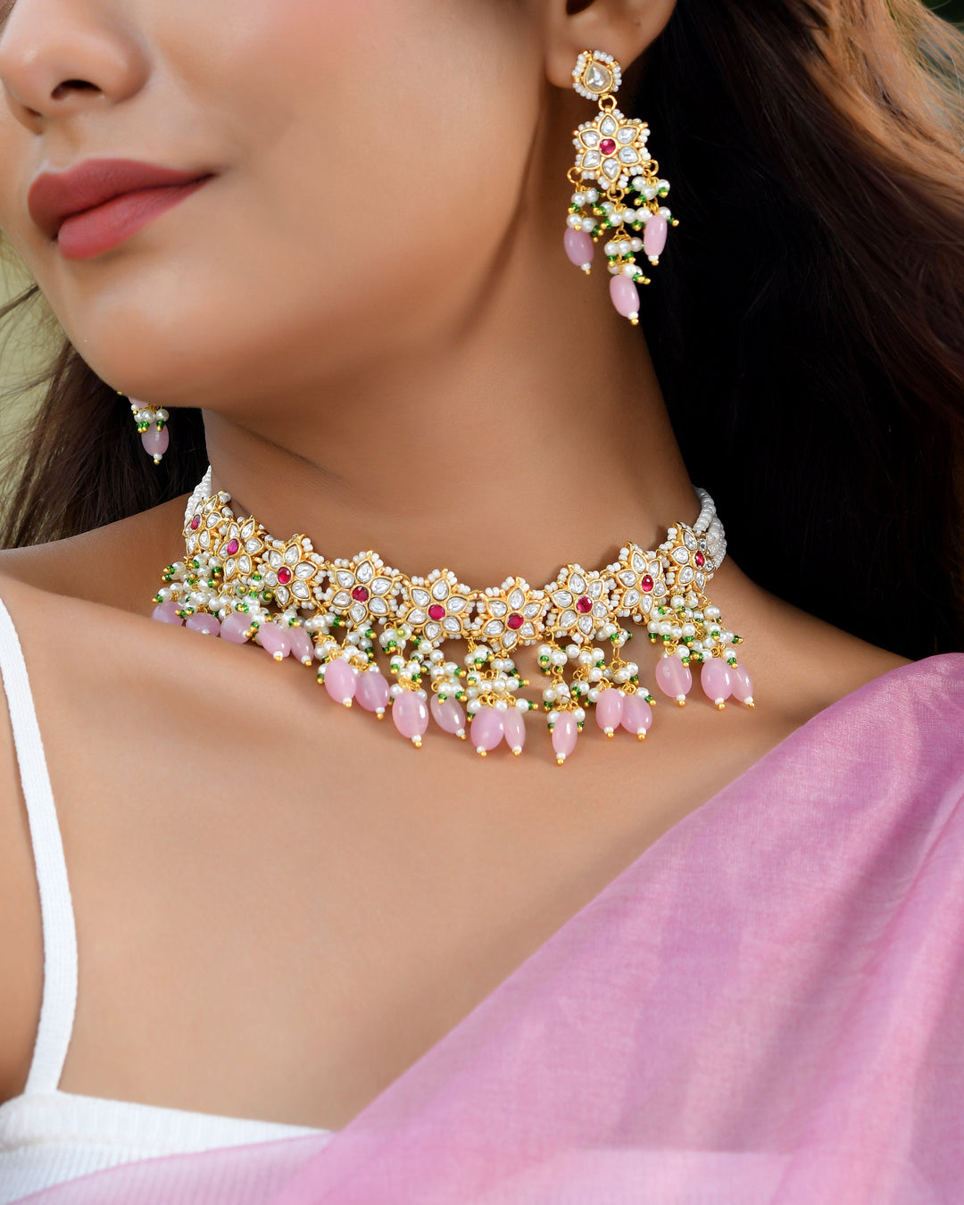 Pachhi Kundan Crown Glow