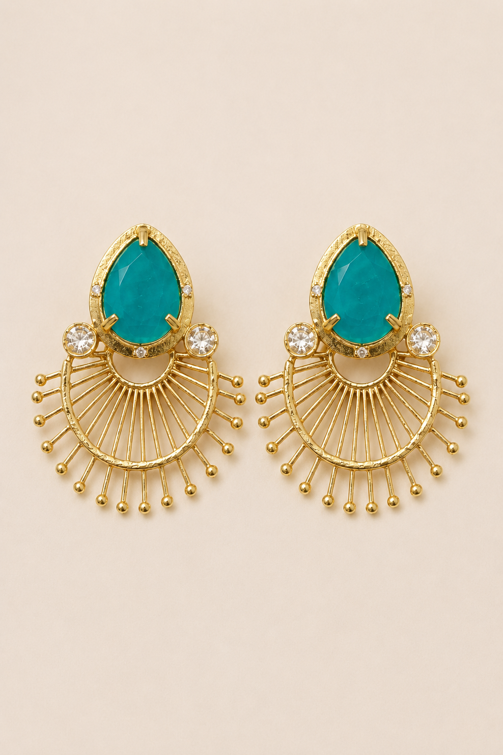 Turquoise Stone Designer Earrings