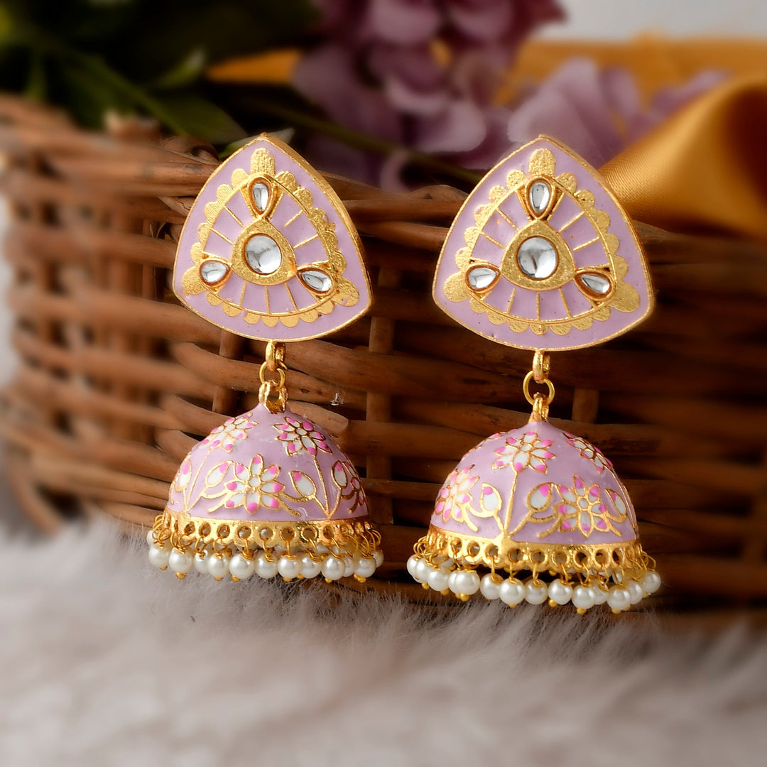 Dastoor Meenakari Beautiful  Earring