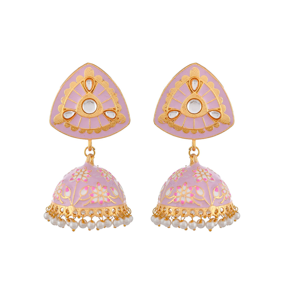 Dastoor Meenakari Beautiful  Earring