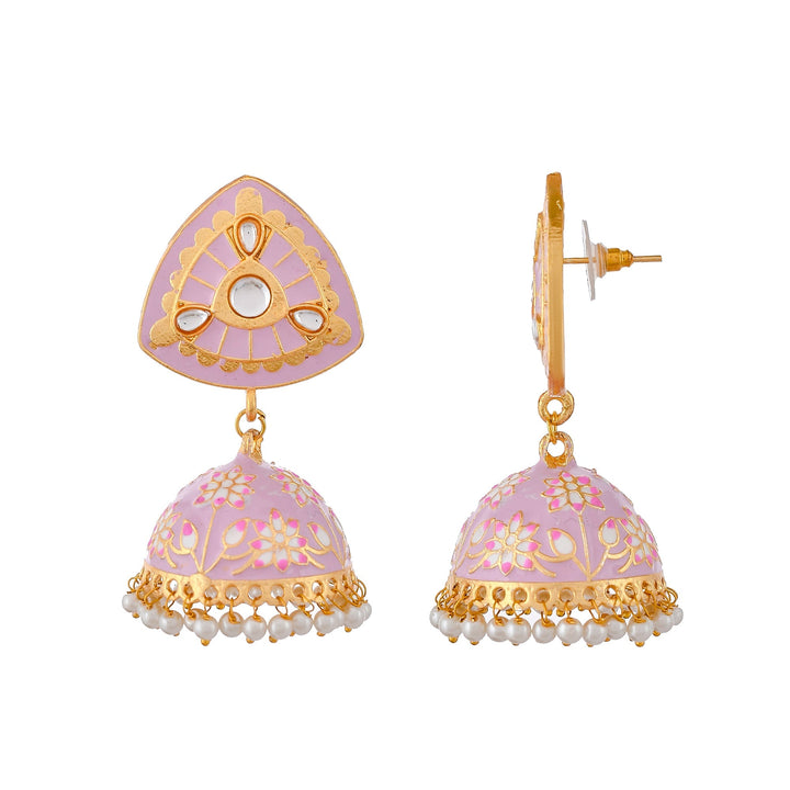 Dastoor Meenakari Beautiful  Earring
