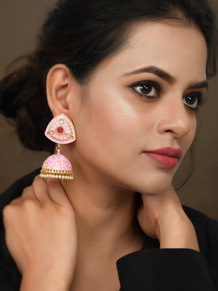 Dastoor Meenakari Beautiful  Earring