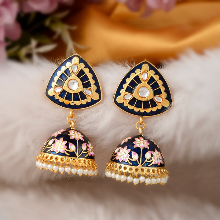 Dastoor Meenakari Beautiful  Earring