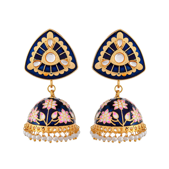 Dastoor Meenakari Beautiful  Earring