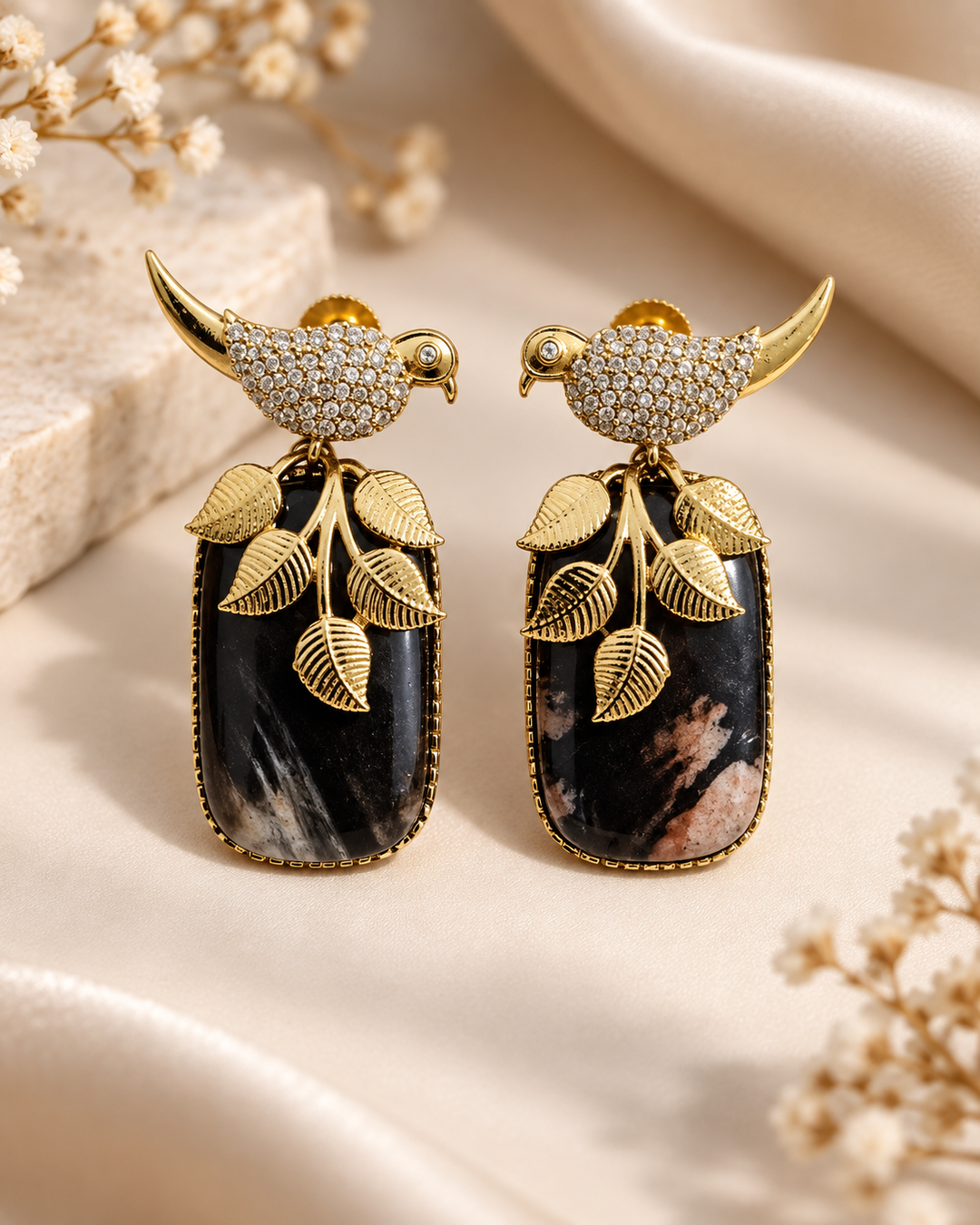 Dark Marbled Bird Drops