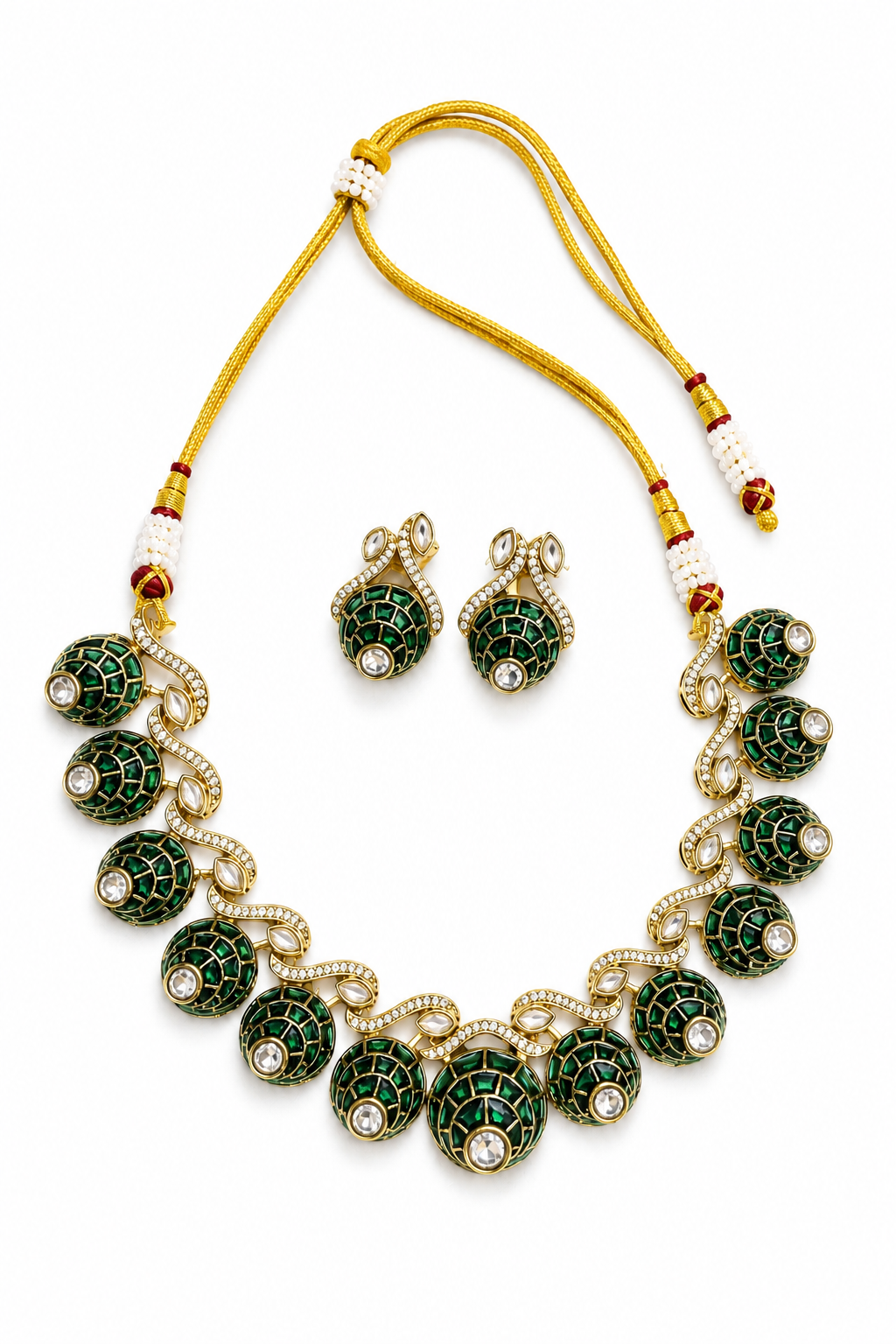 Green Dome Choker Set