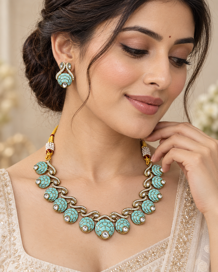Mint Dome Choker Set