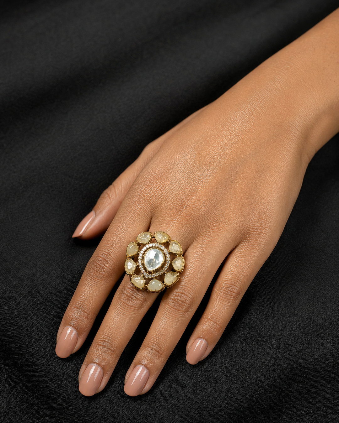 Champagne Flora Ring