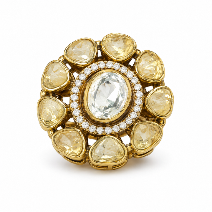 Champagne Flora Ring