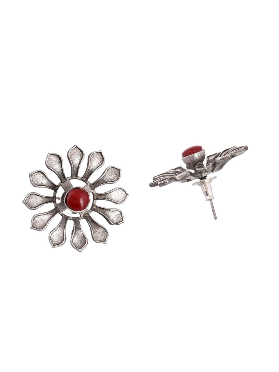 Red Rose Radiance Earring