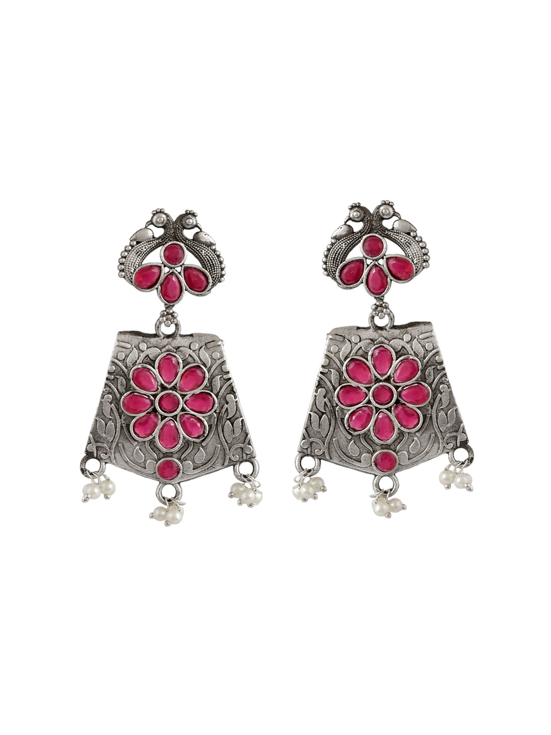 Ruby Mist Earrings