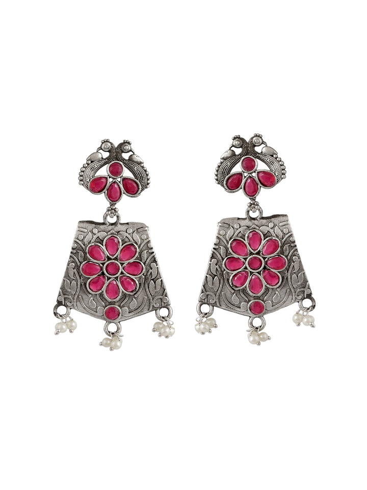 Ruby Mist Earrings