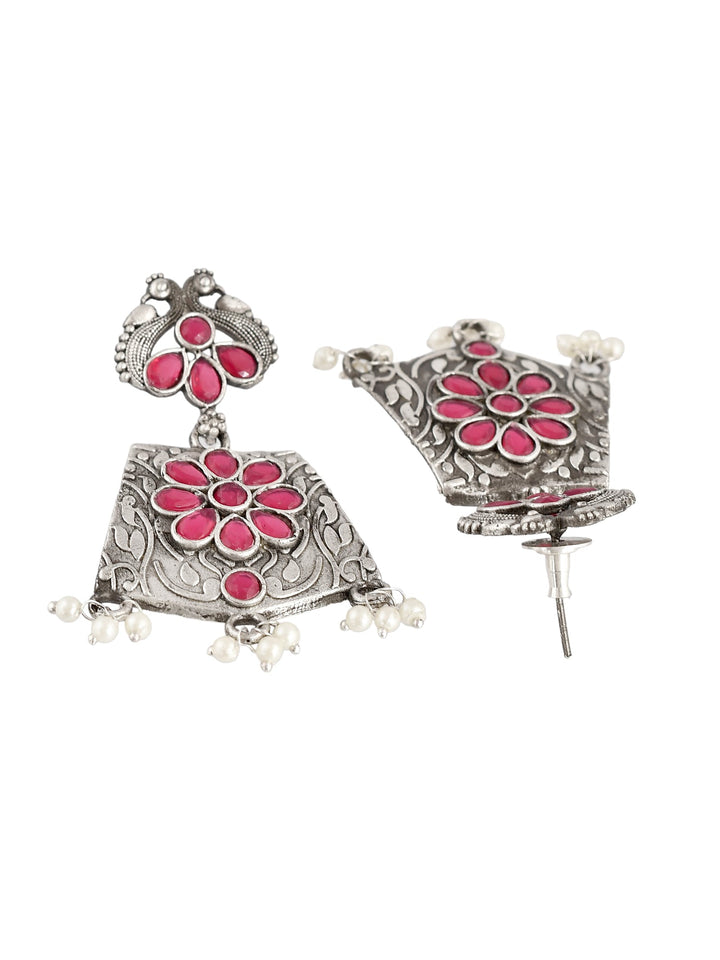 Ruby Mist Earrings
