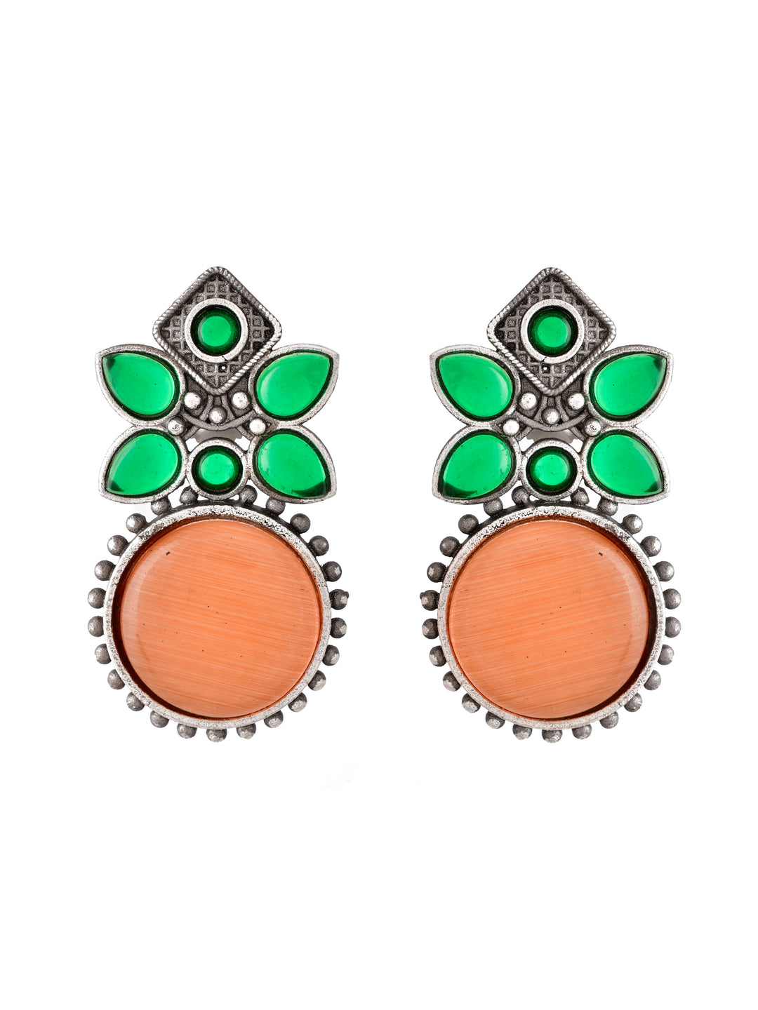 Green Citrus Twist Earring