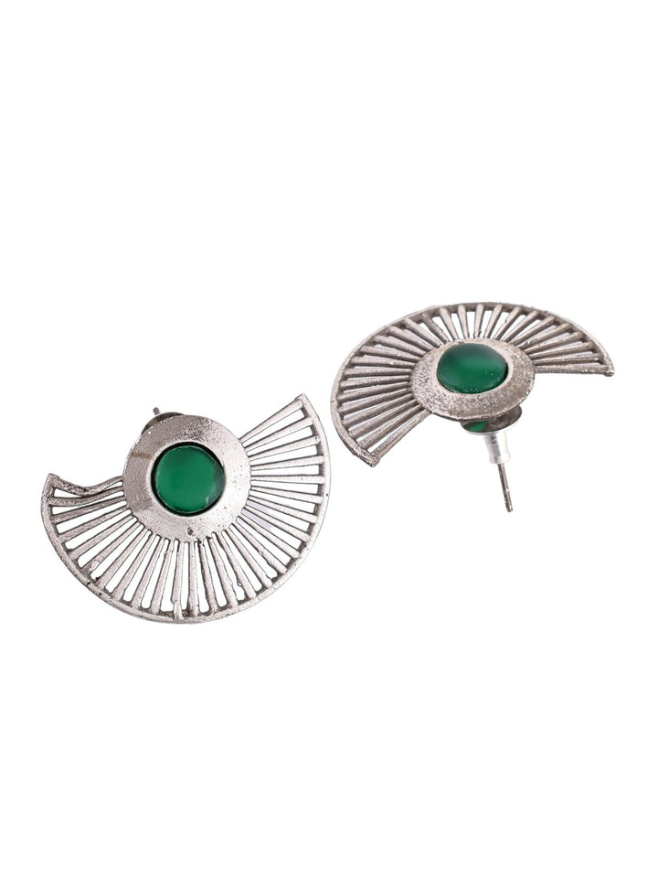 Green Glamour Earring