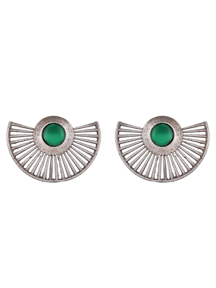 Green Glamour Earring