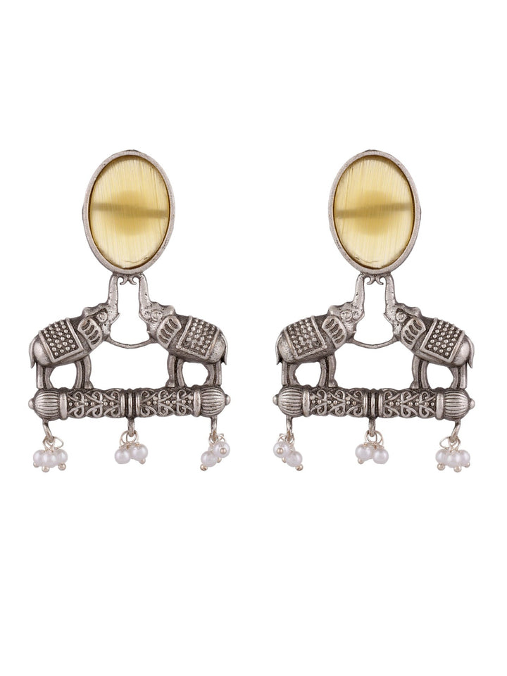 Canary Charm Studs