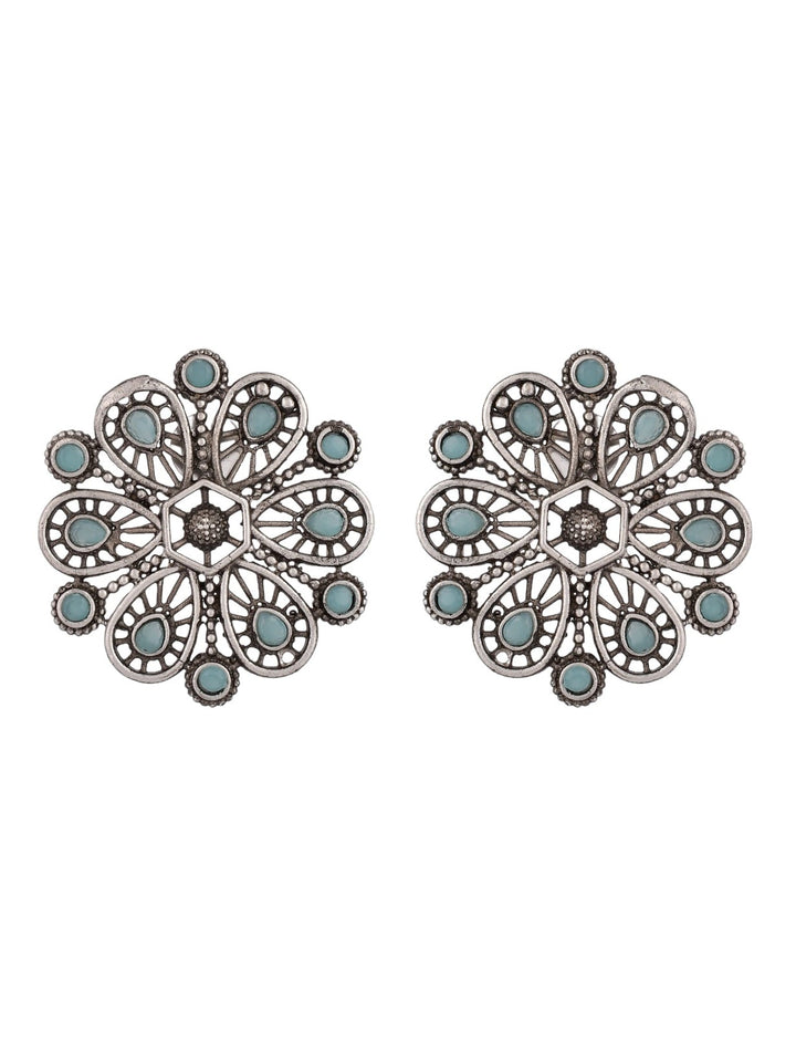 Teal Flower Drops
