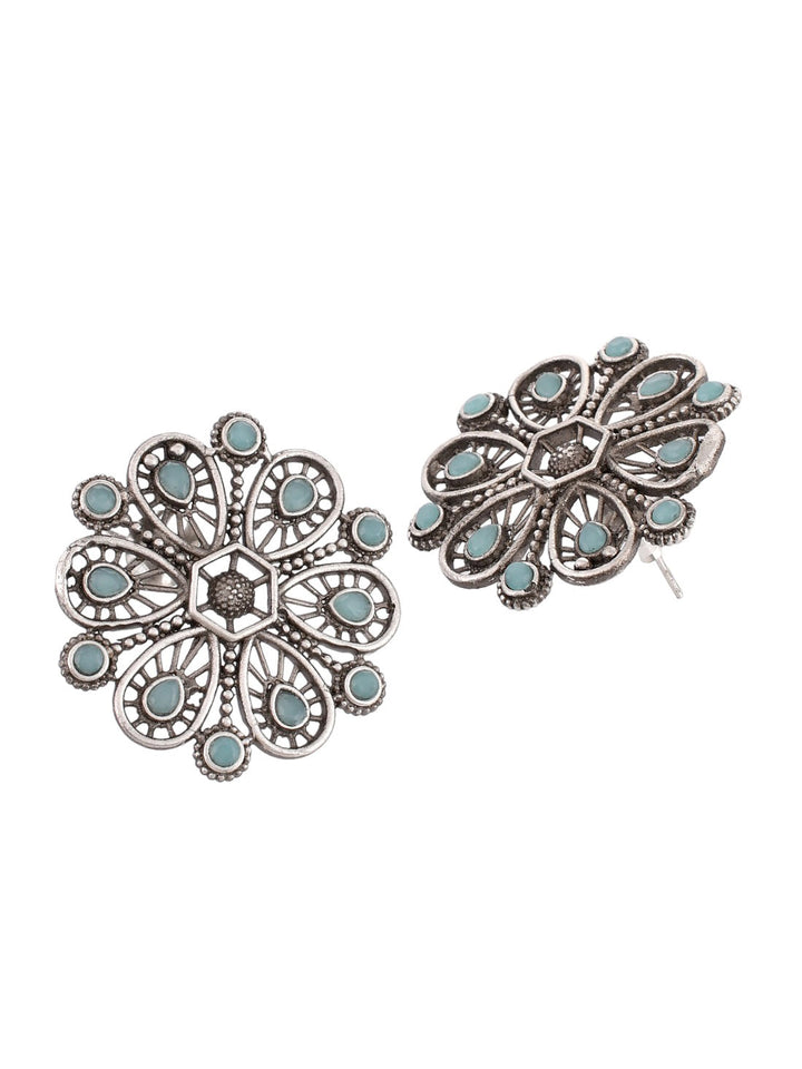 Teal Flower Drops