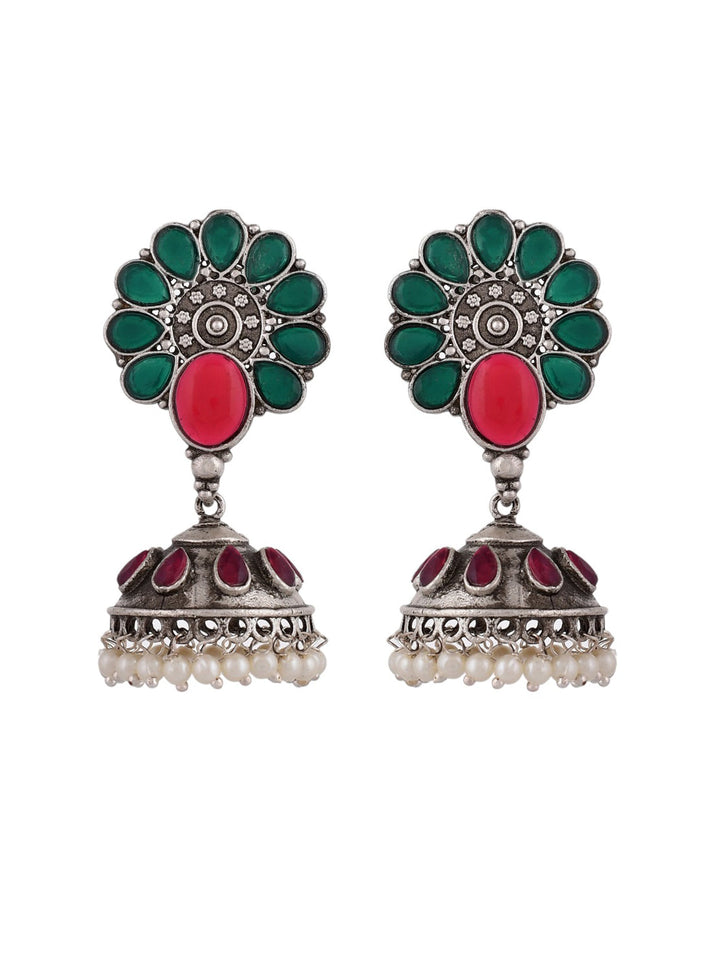 Gilded Grace Jhumkis