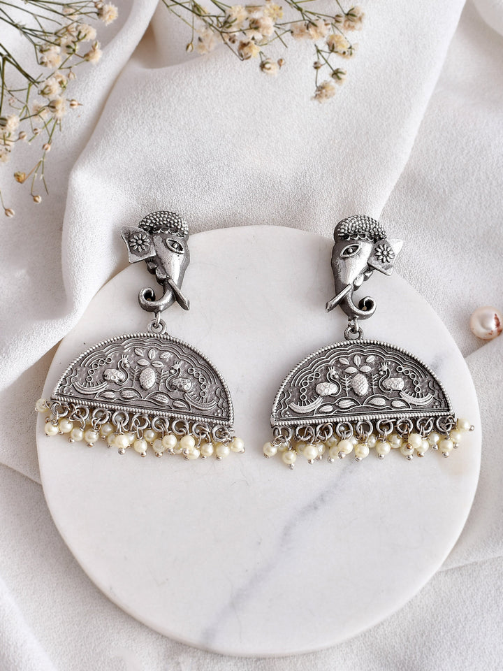Threaded Tassels Earring