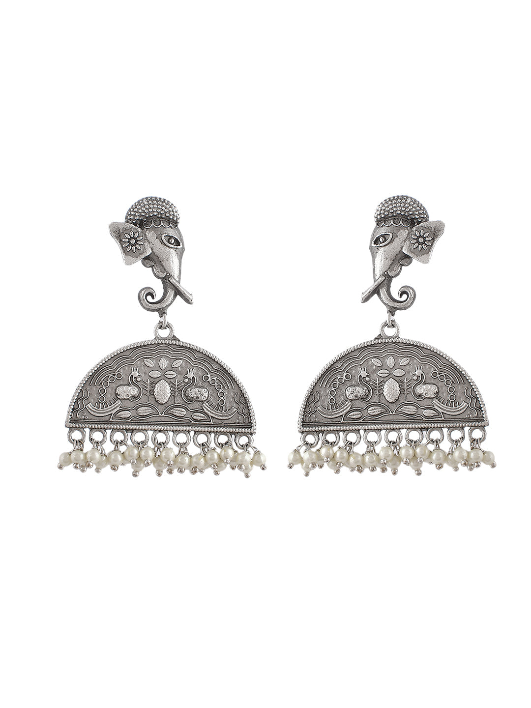 Threaded Tassels Earring