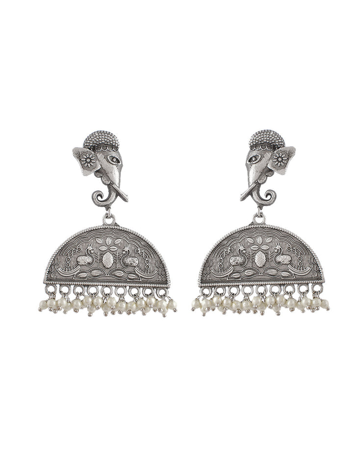 Threaded Tassels Earring