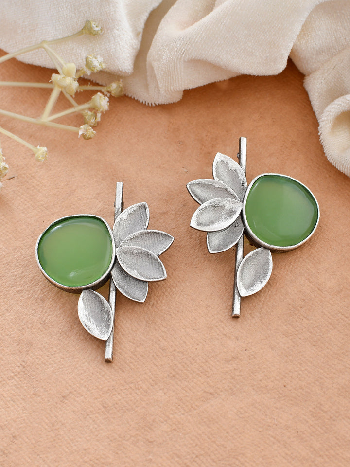 Green Goddess Glamour Earring