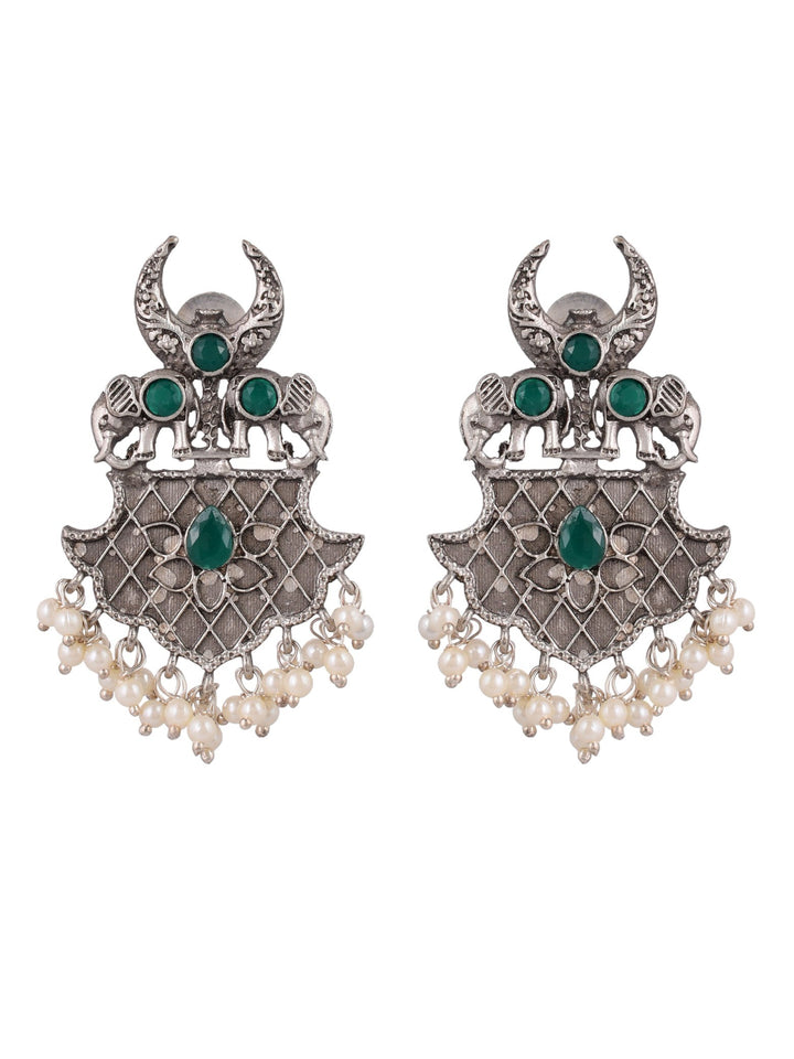 Green Glow Earring