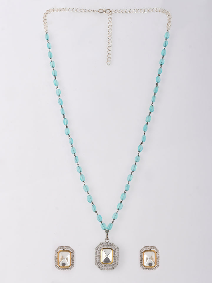 Luxe Lustre Mala in Turquoise