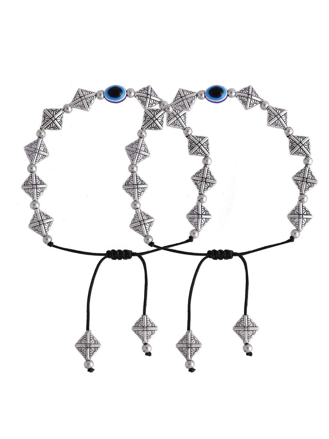 Evil Eye Anklet Set